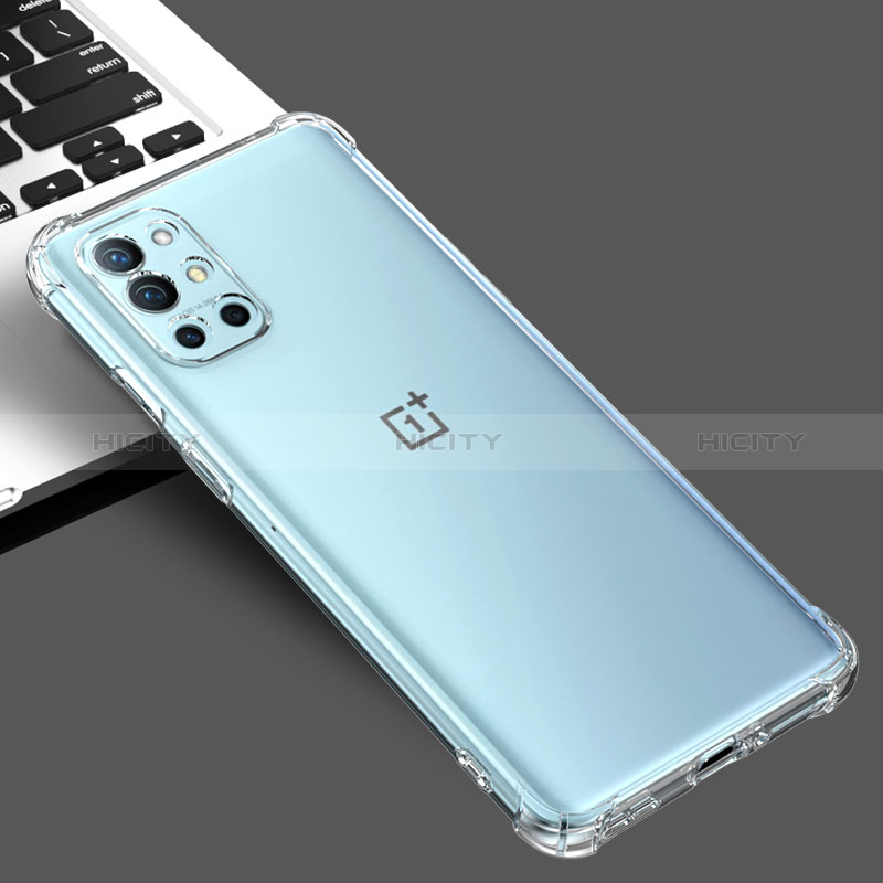 OnePlus 9R 5G用極薄ソフトケース シリコンケース 耐衝撃 全面保護 クリア透明 カバー OnePlus クリア