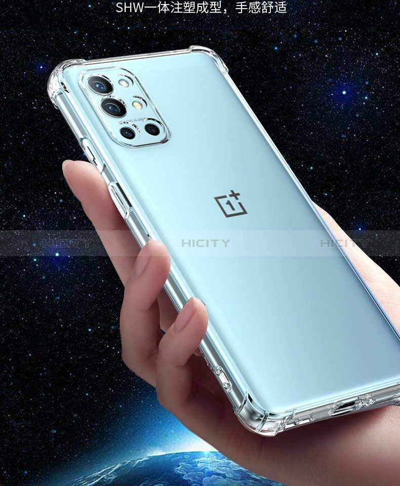 OnePlus 9R 5G用極薄ソフトケース シリコンケース 耐衝撃 全面保護 クリア透明 カバー OnePlus クリア