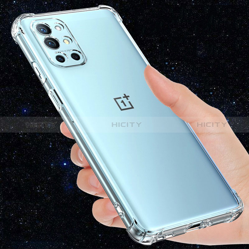 OnePlus 9R 5G用極薄ソフトケース シリコンケース 耐衝撃 全面保護 クリア透明 カバー OnePlus クリア