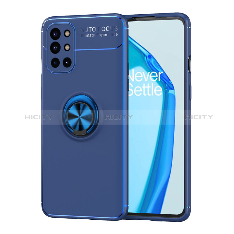 OnePlus 9R 5G用極薄ソフトケース シリコンケース 耐衝撃 全面保護 アンド指輪 マグネット式 バンパー SD1 OnePlus 