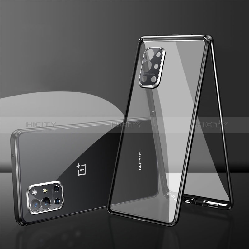 OnePlus 9R 5G用ケース 高級感 手触り良い アルミメタル 製の金属製 360度 フルカバーバンパー 鏡面 カバー OnePlus 