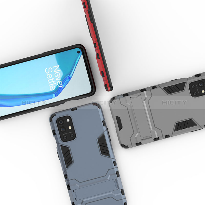 OnePlus 9R 5G用ハイブリットバンパーケース スタンド プラスチック 兼シリコーン カバー KC1 OnePlus 