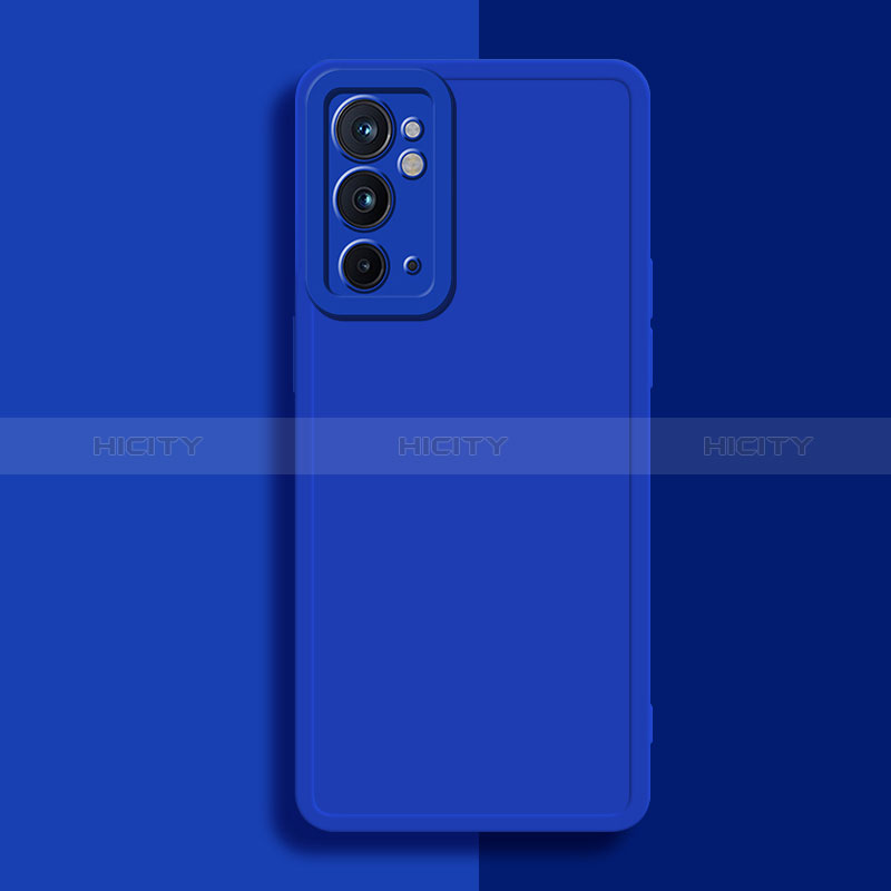 OnePlus 9RT 5G用360度 フルカバー極薄ソフトケース シリコンケース 耐衝撃 全面保護 バンパー YK2 OnePlus ネイビー