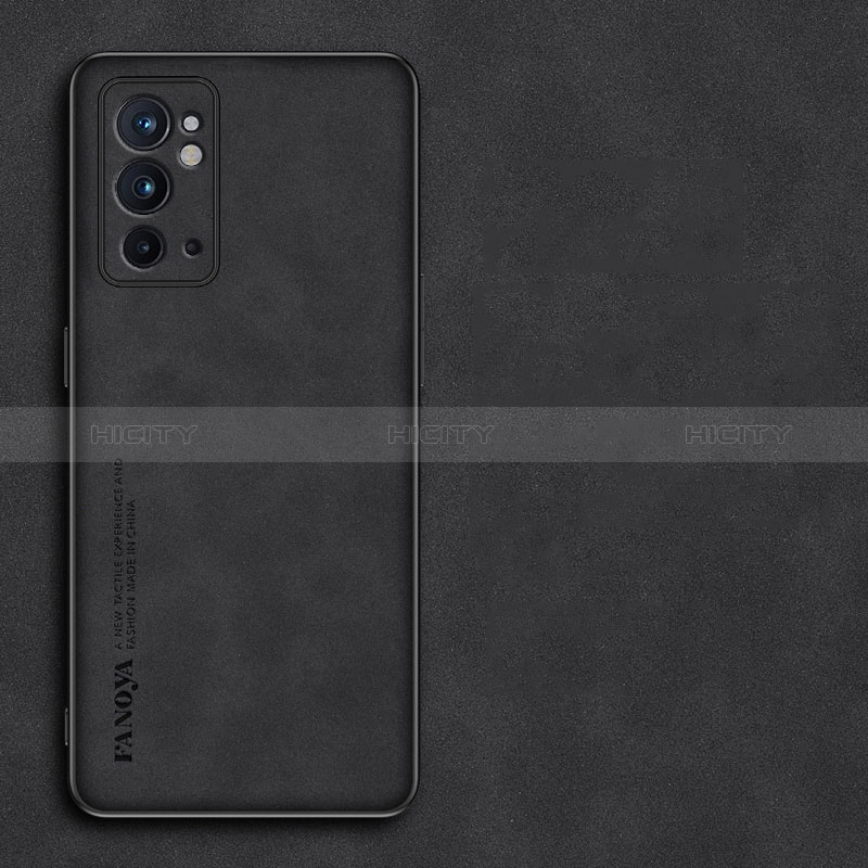 OnePlus 9RT 5G用ケース 高級感 手触り良いレザー柄 S01 OnePlus ブラック