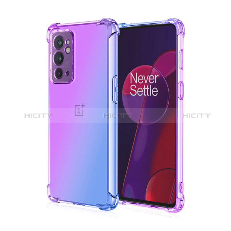 OnePlus 9RT 5G用極薄ソフトケース グラデーション 勾配色 クリア透明 OnePlus 