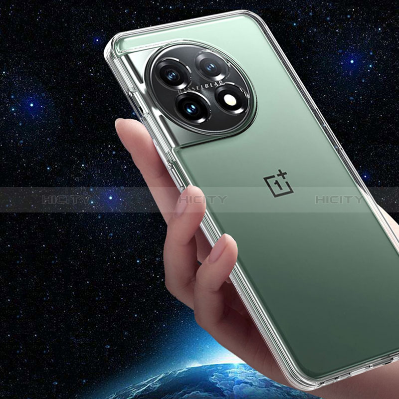 OnePlus Ace 2 Pro 5G用極薄ソフトケース シリコンケース 耐衝撃 全面保護 クリア透明 T06 OnePlus クリア