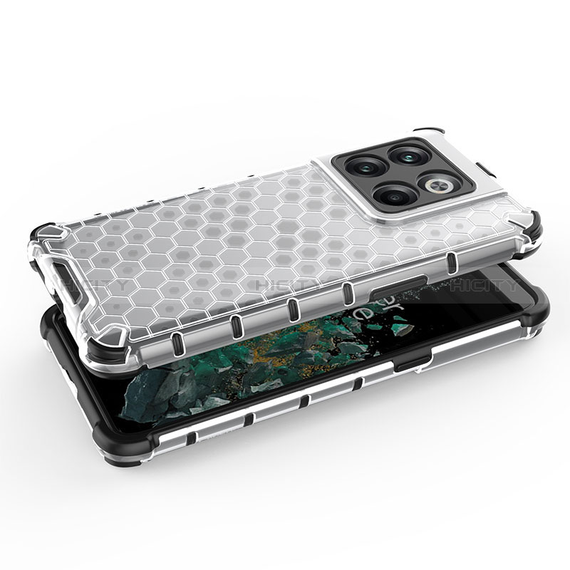 OnePlus Ace Pro 5G用360度 フルカバー ハイブリットバンパーケース クリア透明 プラスチック カバー AM1 OnePlus 