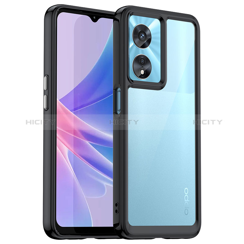 Oppo A1 Pro 5G用ハイブリットバンパーケース クリア透明 プラスチック カバー J01S Oppo 