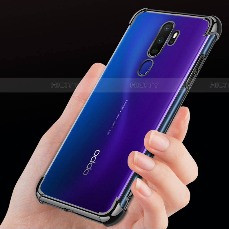 Oppo A11用極薄ソフトケース シリコンケース 耐衝撃 全面保護 クリア透明 H01 Oppo 