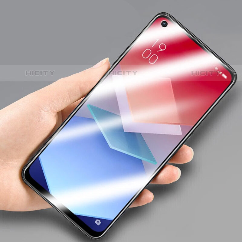 Oppo A11S用強化ガラス フル液晶保護フィルム Oppo ブラック