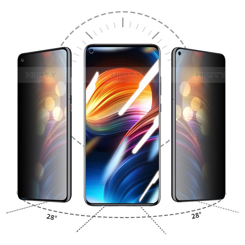 Oppo A11S用反スパイ 強化ガラス 液晶保護フィルム S01 Oppo クリア