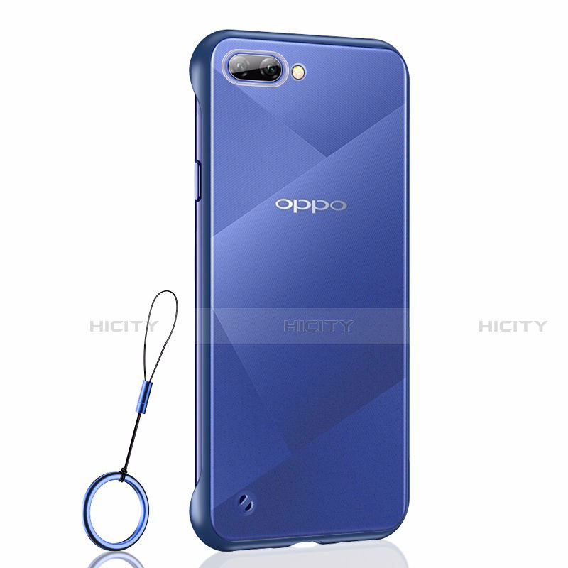 Oppo A12e用ハードカバー クリスタル クリア透明 H02 Oppo ネイビー