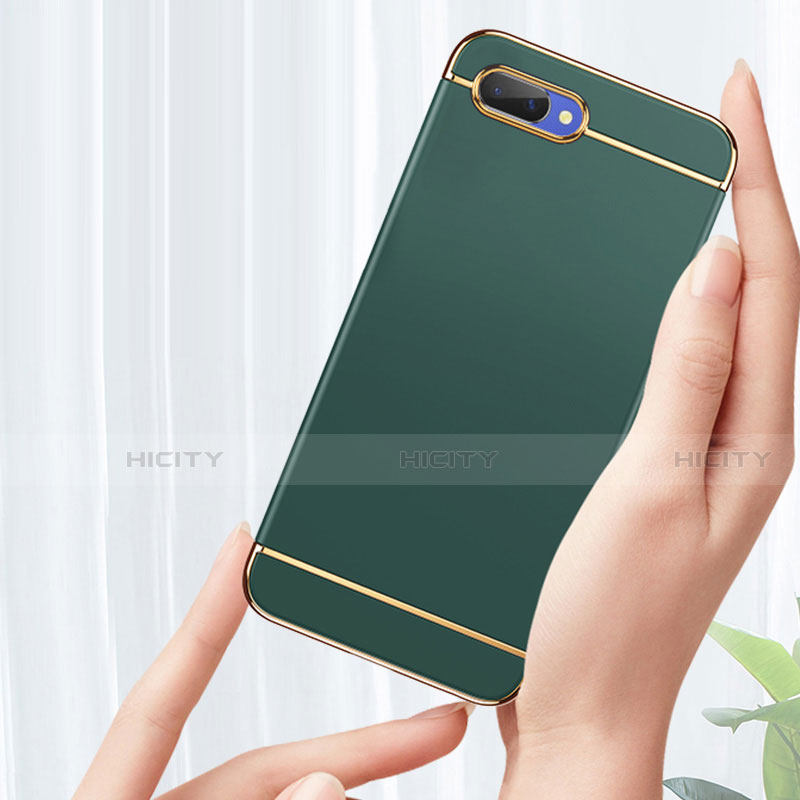 Oppo A12e用ケース 高級感 手触り良い メタル兼プラスチック バンパー M02 Oppo 