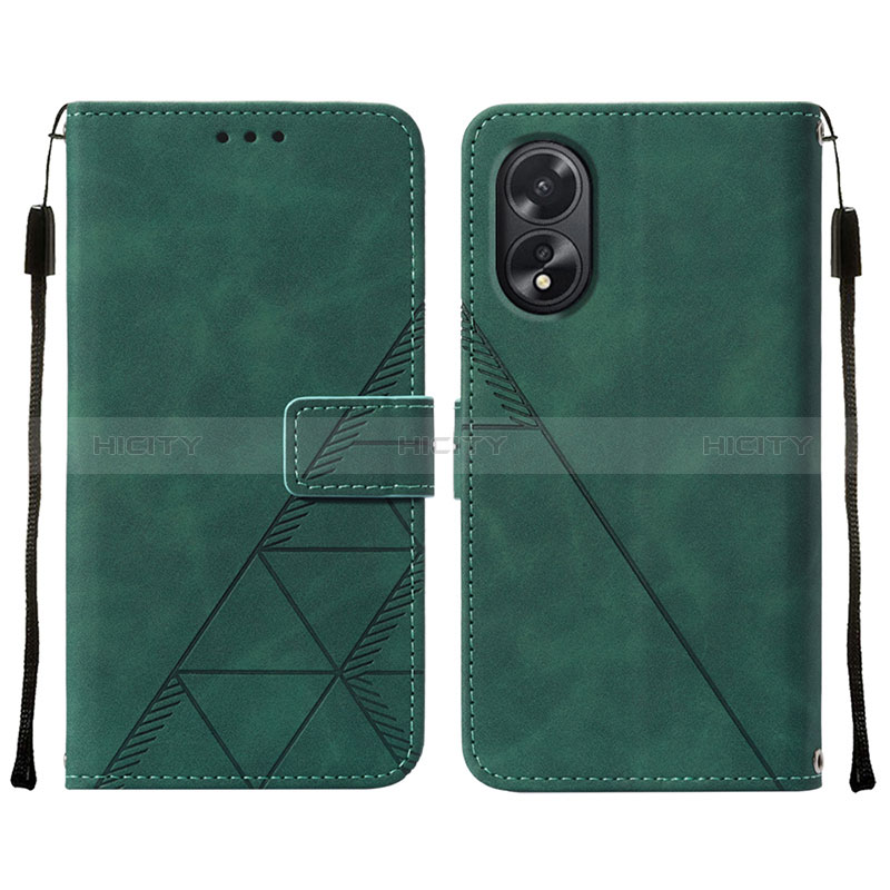 Oppo A18用手帳型 レザーケース スタンド カバー YB2 Oppo 