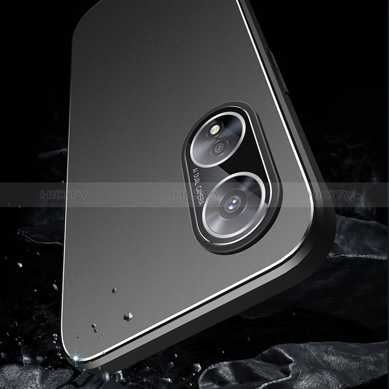 Oppo A1x 5G用ケース 高級感 手触り良い アルミメタル 製の金属製 兼シリコン カバー J01 Oppo 