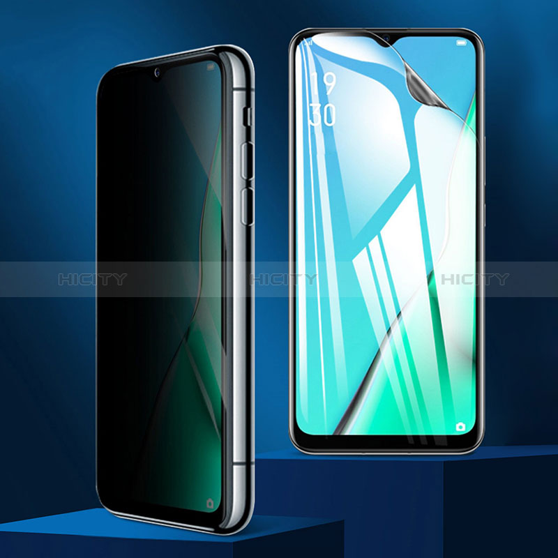 Oppo A1x 5G用反スパイ 強化ガラス 液晶保護フィルム S03 Oppo クリア