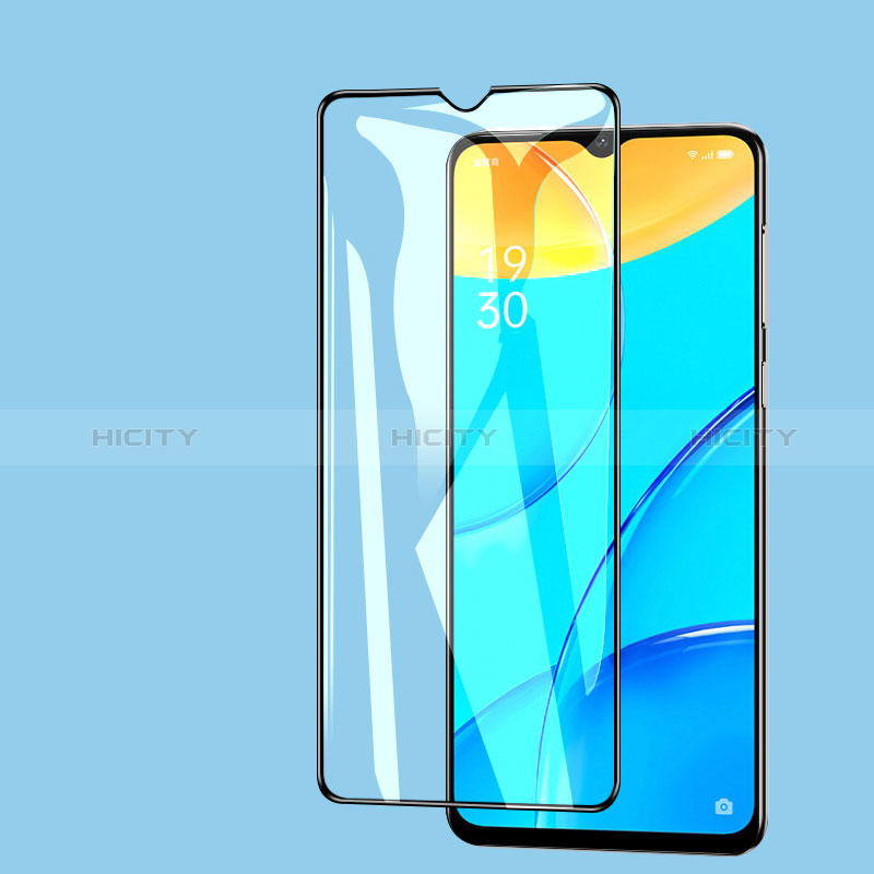 Oppo A1x 5G用強化ガラス フル液晶保護フィルム F06 Oppo ブラック