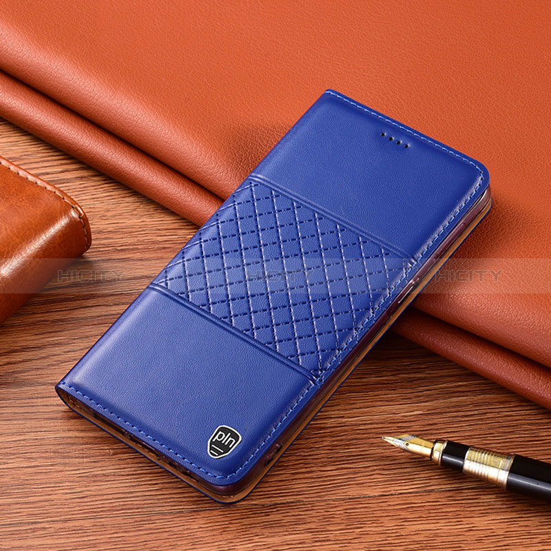 Oppo A2 Pro 5G用手帳型 レザーケース スタンド カバー H11P Oppo ネイビー