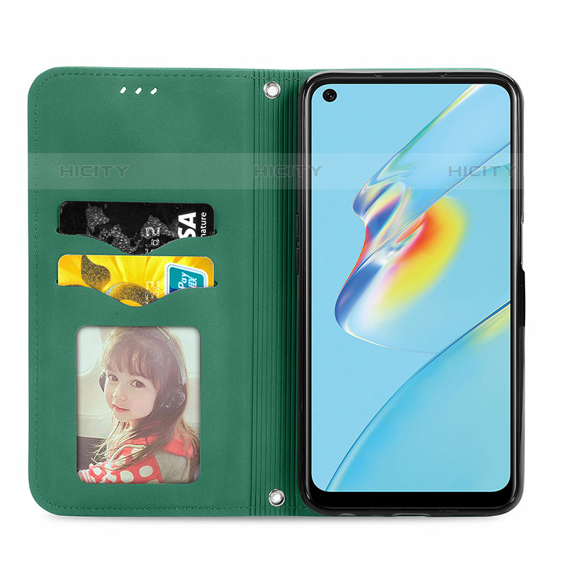 Oppo A54 4G用手帳型 レザーケース スタンド カバー S04D Oppo 