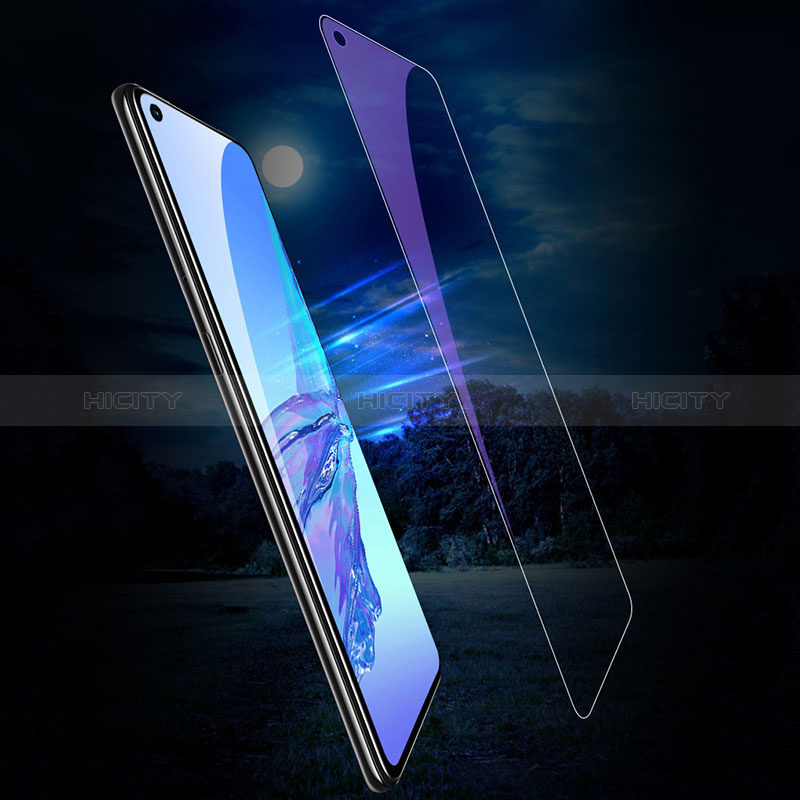 Oppo A74 5G用アンチグレア ブルーライト 強化ガラス 液晶保護フィルム B01 Oppo クリア