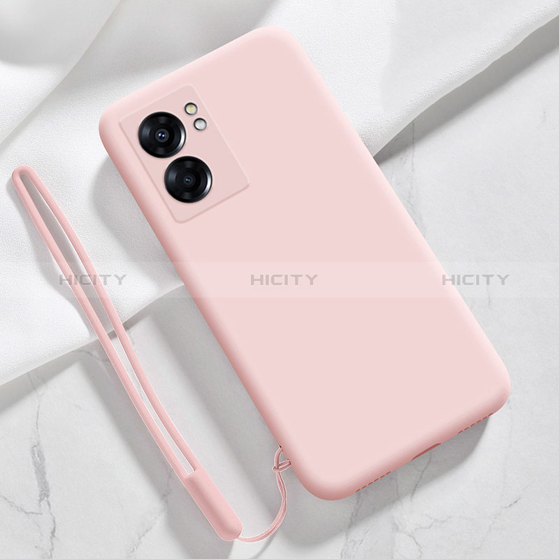 Oppo A77 5G用360度 フルカバー極薄ソフトケース シリコンケース 耐衝撃 全面保護 バンパー S05 Oppo ピンク