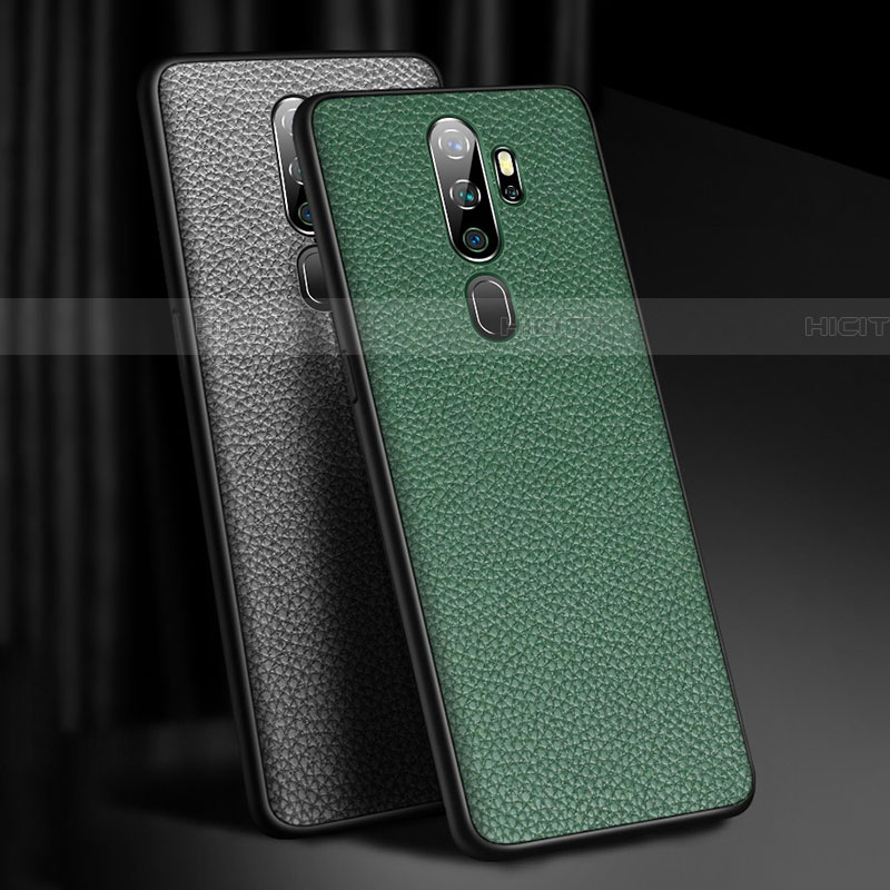 Oppo A9 (2020)用ケース 高級感 手触り良いレザー柄 Oppo 