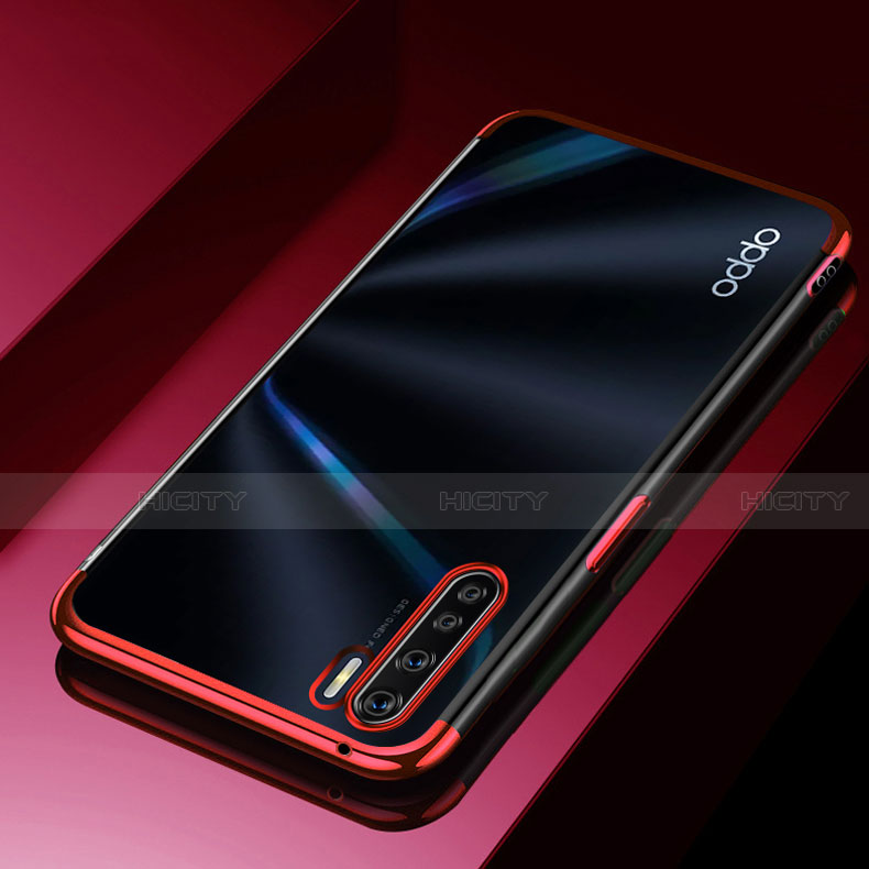 Oppo A91用極薄ソフトケース シリコンケース 耐衝撃 全面保護 クリア透明 Z01 Oppo 