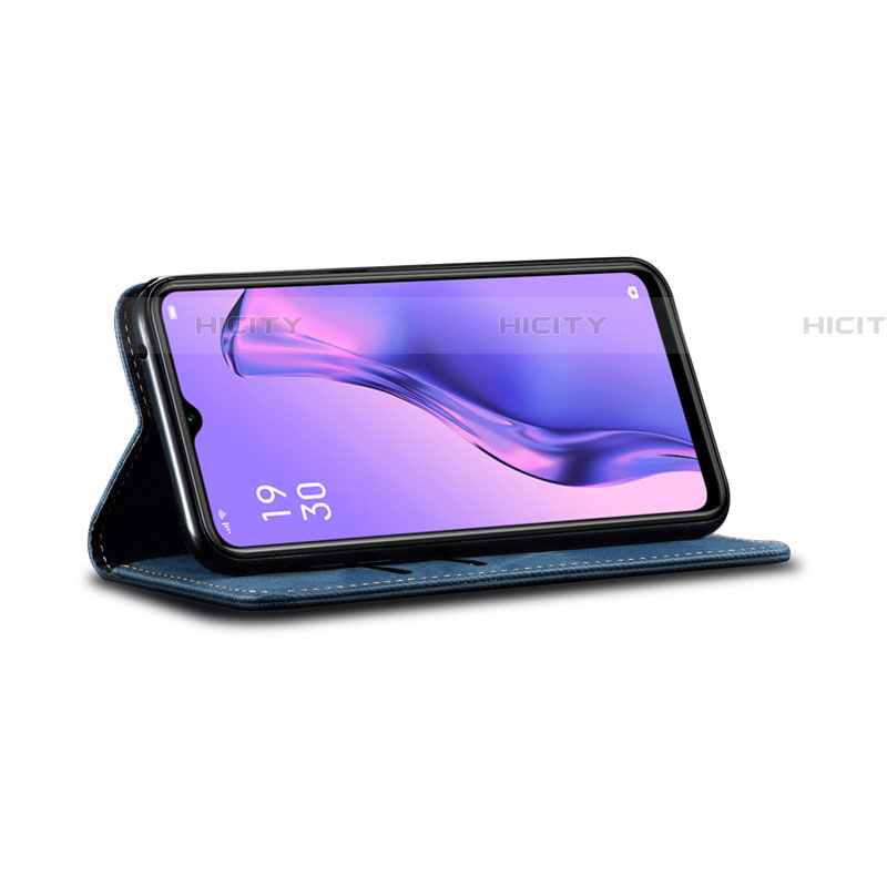 Oppo A91用手帳型 布 スタンド Oppo 