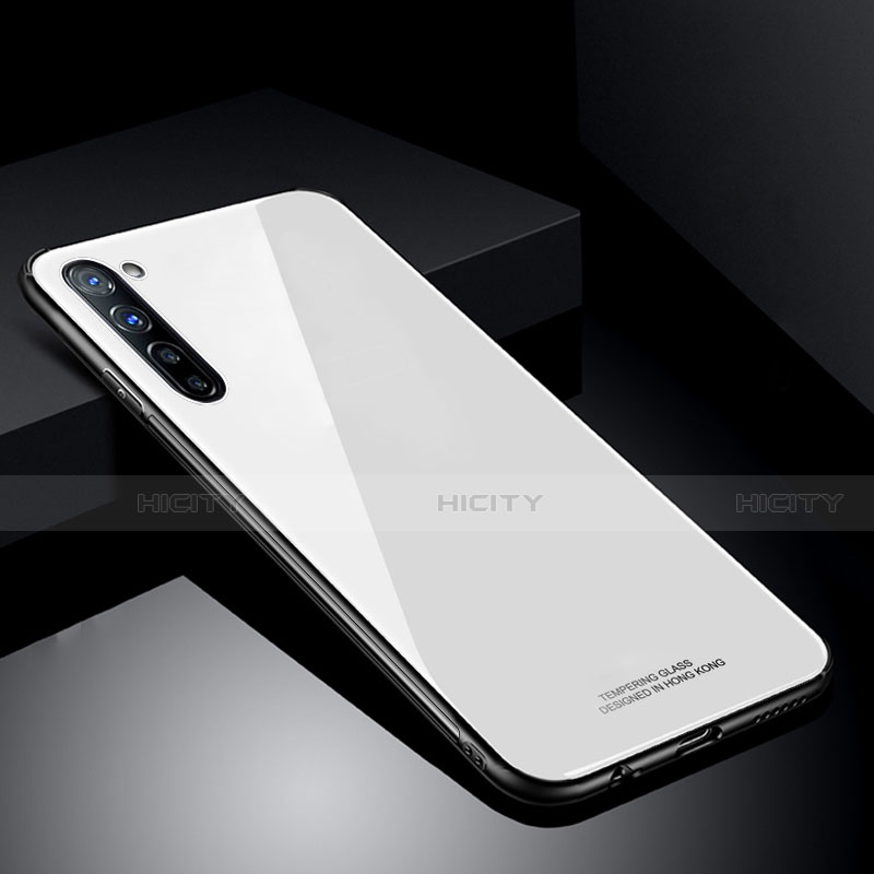 Oppo A91用ハイブリットバンパーケース プラスチック 鏡面 カバー T01 Oppo 