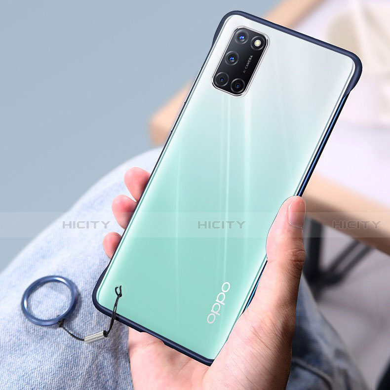 Oppo A92用極薄ケース クリア透明 プラスチック 質感もマットU01 Oppo 