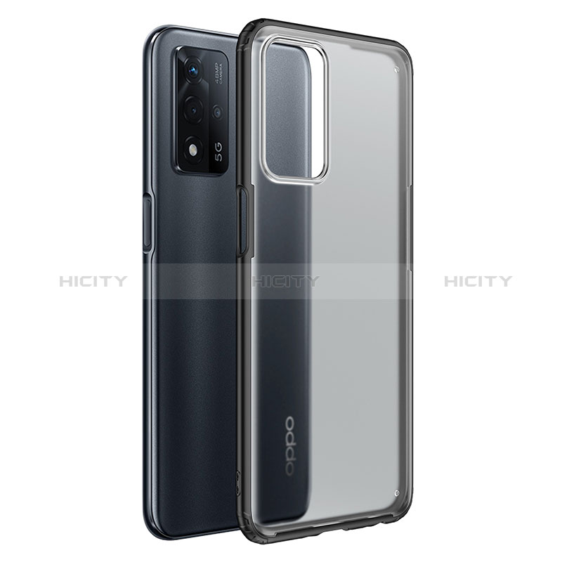 Oppo A93s 5G用ハイブリットバンパーケース クリア透明 プラスチック カバー Oppo 