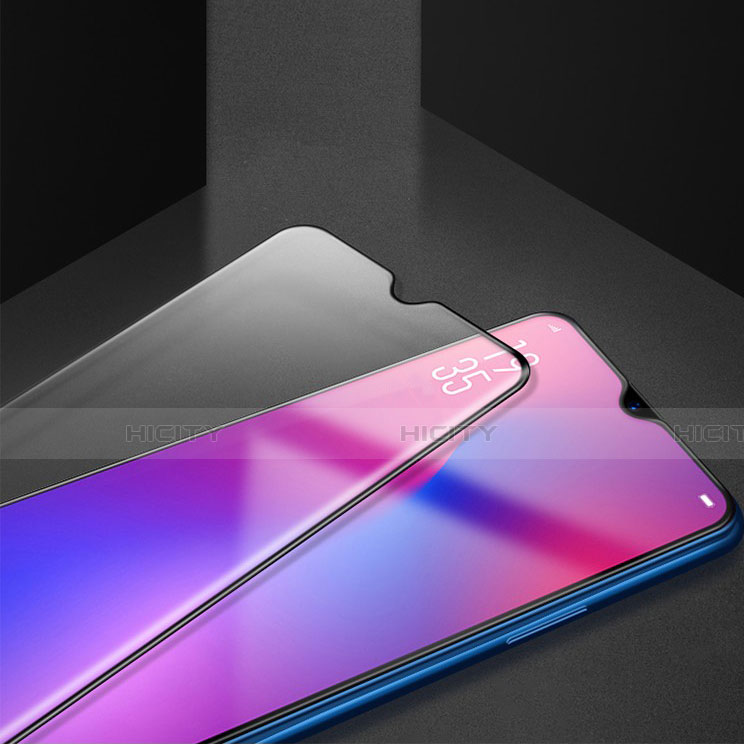 Oppo A9X用強化ガラス フル液晶保護フィルム F03 Oppo ブラック