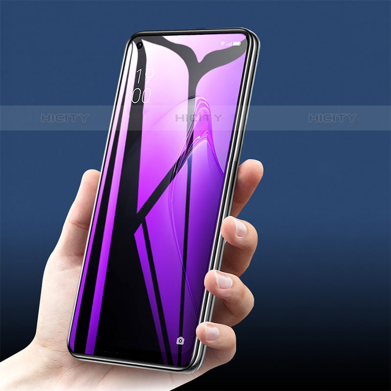 Oppo F19 Pro+ Plus 5G用アンチグレア ブルーライト 強化ガラス 液晶保護フィルム B04 Oppo クリア