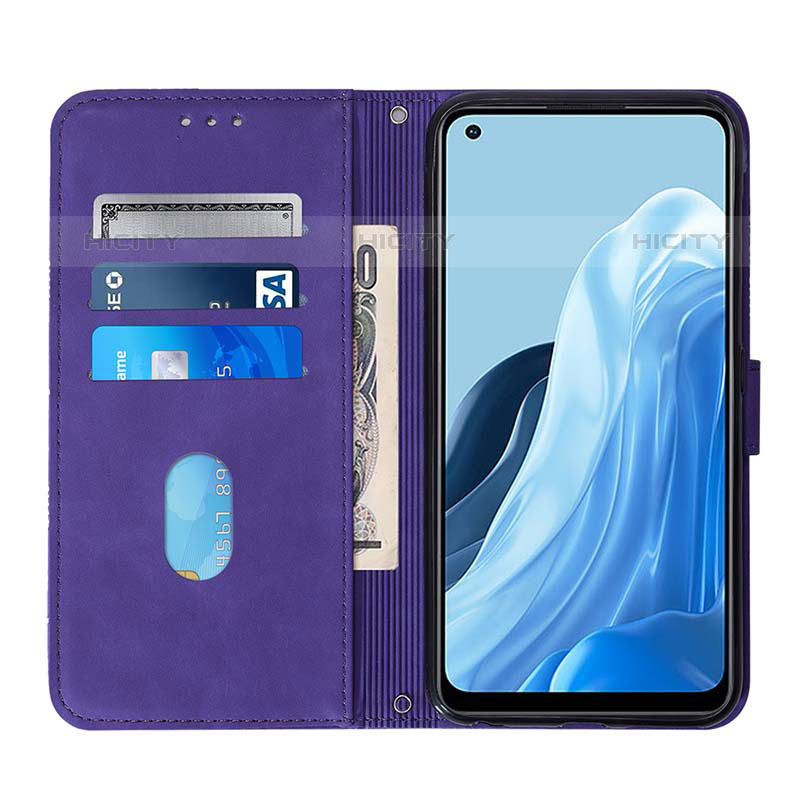 Oppo F21 Pro 4G用手帳型 レザーケース スタンド カバー Y01B Oppo 