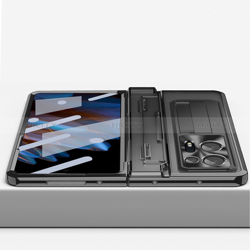 Oppo Find N2 5G用ハードケース プラスチック 質感もマット 前面と背面 360度 フルカバー ZL7 Oppo 