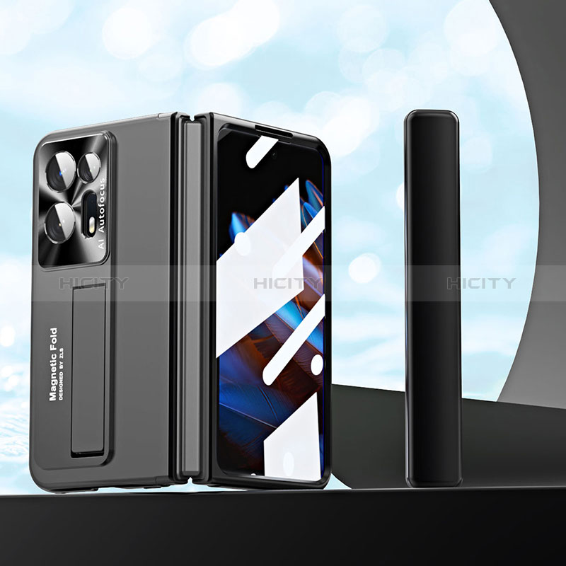 Oppo Find N2 5G用ハードケース プラスチック 質感もマット 前面と背面 360度 フルカバー ZL6 Oppo 