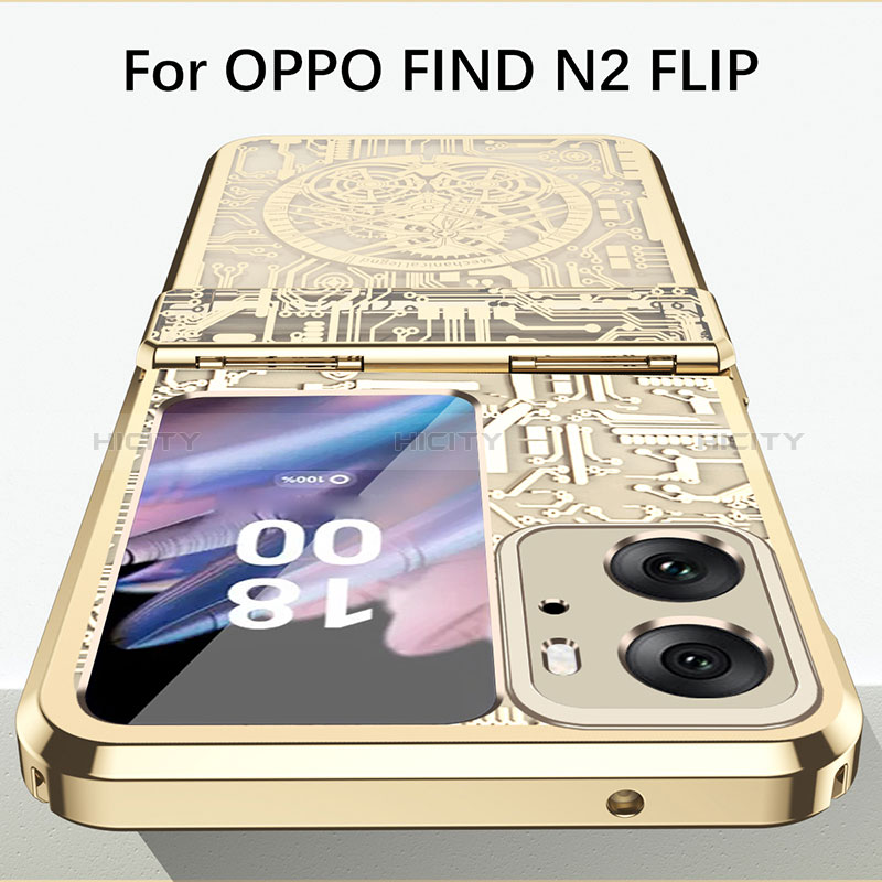 Oppo Find N2 Flip 5G用ハードケース プラスチック 質感もマット 前面と背面 360度 フルカバー ZL4 Oppo 