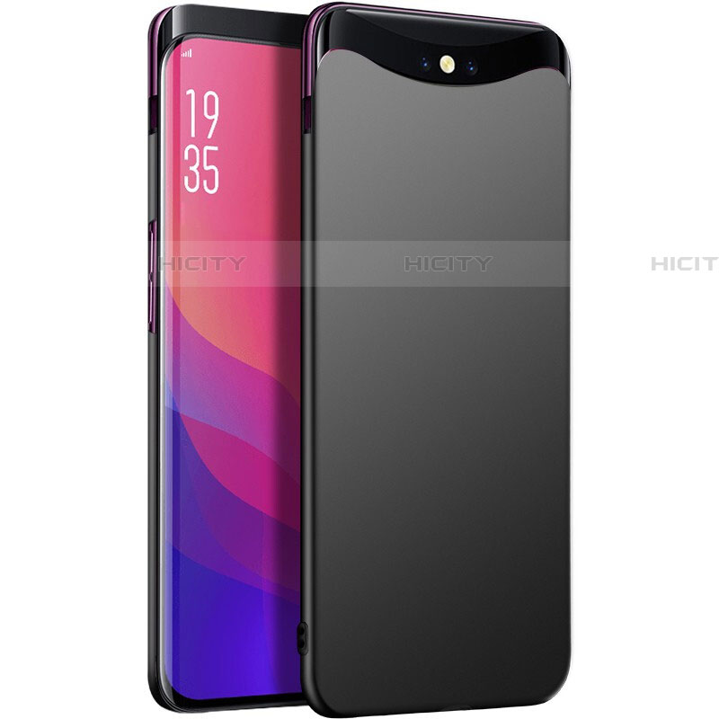 Oppo Find X用ハードケース プラスチック 質感もマット カバー P01 Oppo ブラック