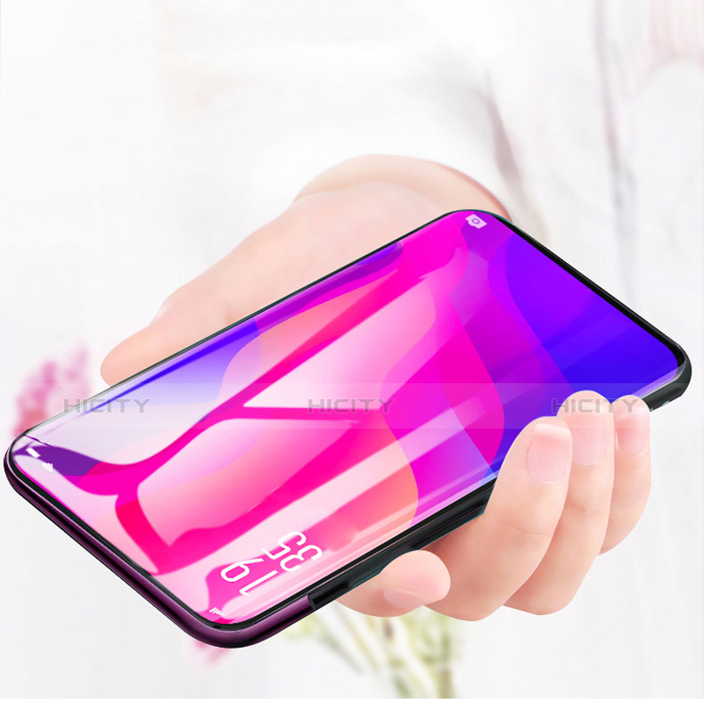 Oppo Find X用強化ガラス フル液晶保護フィルム F02 Oppo ブラック