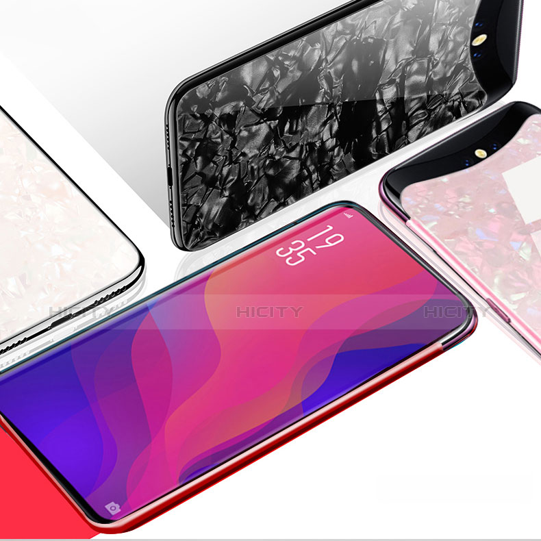 Oppo Find X Super Flash Edition用ハイブリットバンパーケース プラスチック 鏡面 カバー Oppo 