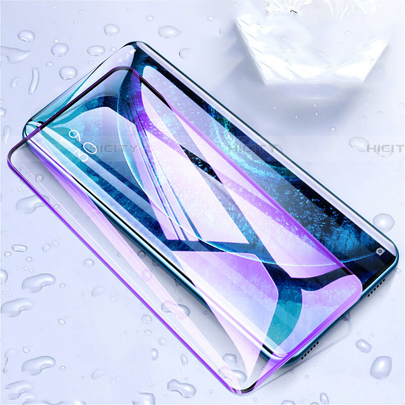 Oppo Find X2用強化ガラス フル液晶保護フィルム アンチグレア ブルーライト F02 Oppo ブラック