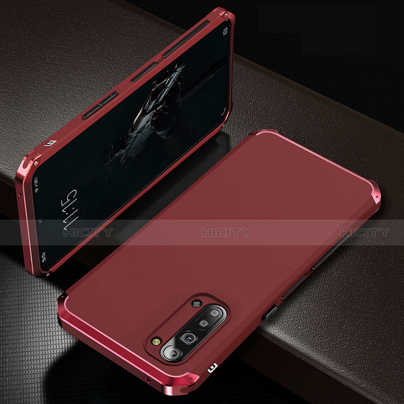 Oppo Find X2 Lite用ケース 高級感 手触り良い アルミメタル 製の金属製 カバー T01 Oppo 