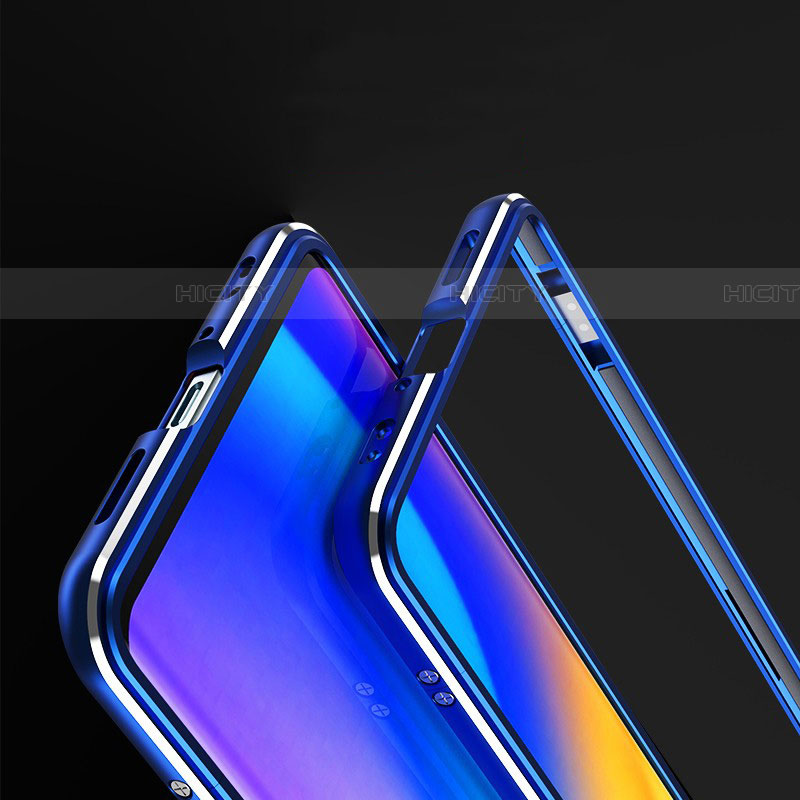 Oppo Find X2 Neo用ケース 高級感 手触り良い アルミメタル 製の金属製 バンパー カバー A01 Oppo 