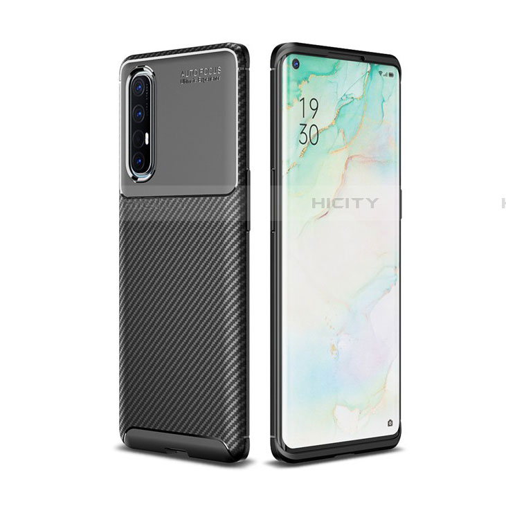 Oppo Find X2 Neo用シリコンケース ソフトタッチラバー ツイル カバー Oppo 