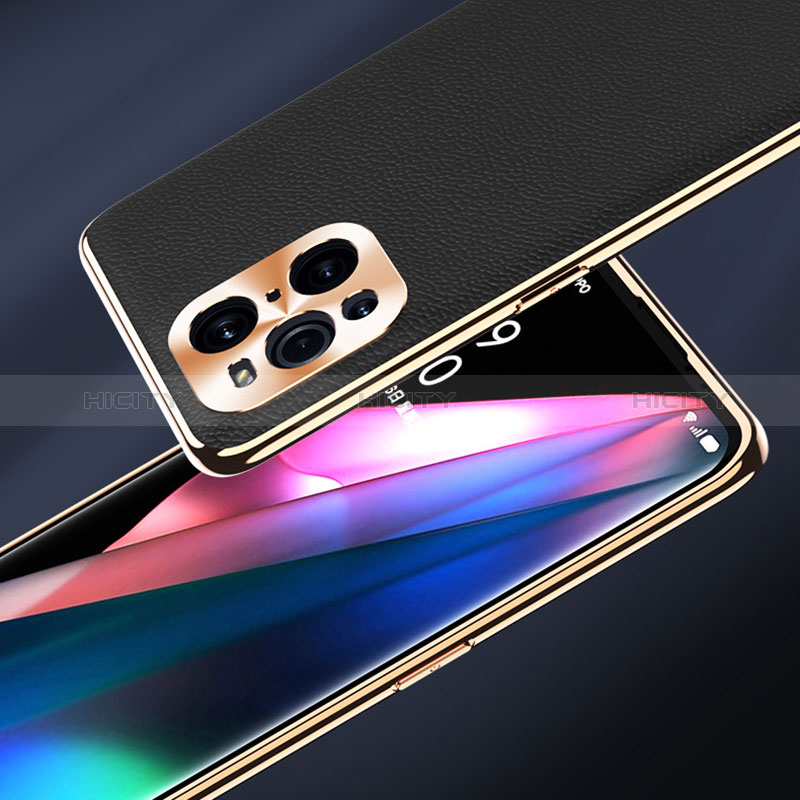 Oppo Find X3 5G用ケース 高級感 手触り良いレザー柄 GS1 Oppo 