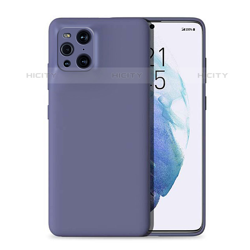 Oppo Find X3 Pro 5G用360度 フルカバー極薄ソフトケース シリコンケース 耐衝撃 全面保護 バンパー Oppo 