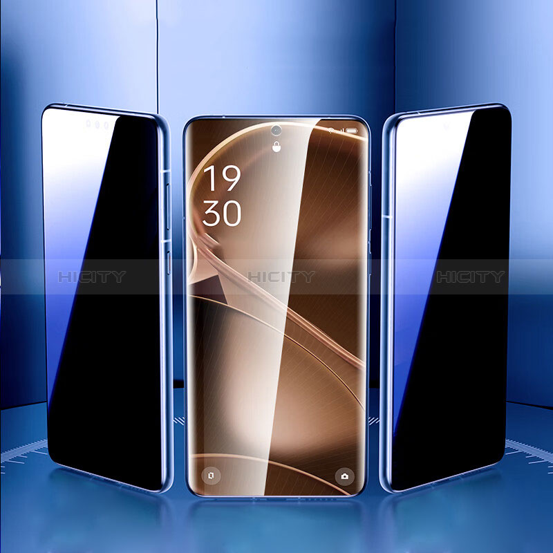 Oppo Find X6 5G用高光沢 液晶保護フィルム フルカバレッジ画面 反スパイ Oppo クリア