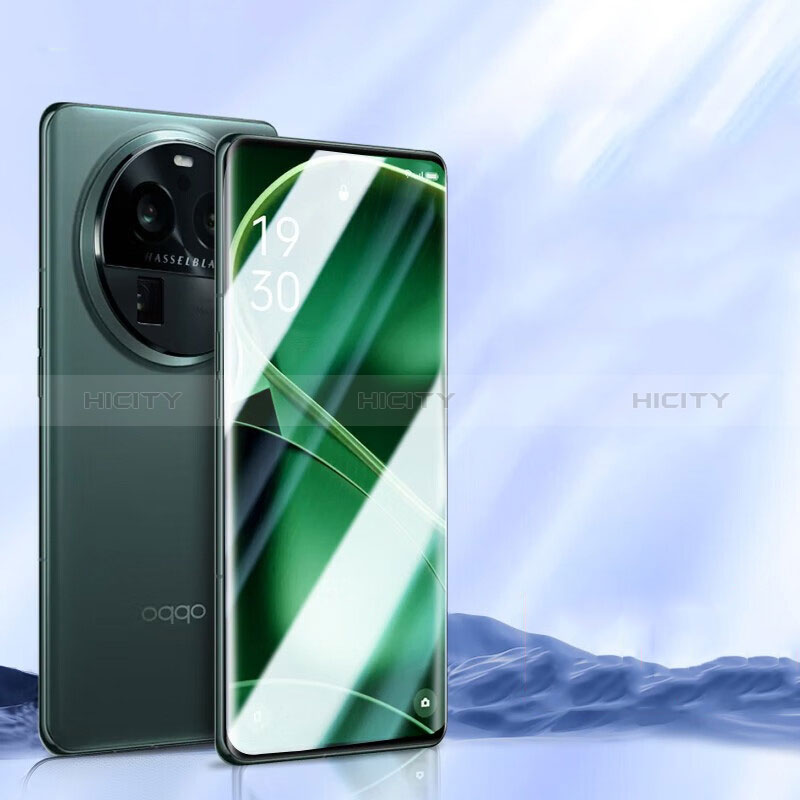 Oppo Find X6 5G用強化ガラス フル液晶保護フィルム F03 Oppo ブラック