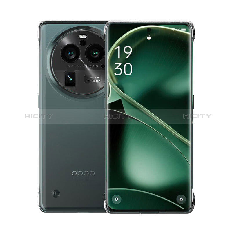 Oppo Find X6 Pro 5G用ハードカバー クリスタル クリア透明 フレームレス T01 Oppo クリア