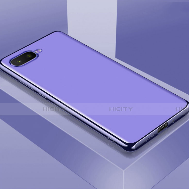 Oppo K1用極薄ソフトケース シリコンケース 耐衝撃 全面保護 C01 Oppo パープル